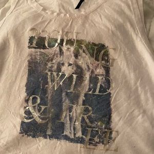 “Young wild & free” tank top